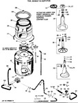 Diagram for 5 - Tub, Basket & Agitator