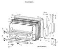 Diagram for 1 - Freezer Door