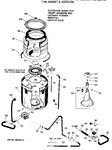 Diagram for 4 - Tub, Basket & Agitator