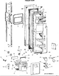 Diagram for 1 - Freezer Door