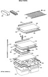 Diagram for 4 - Shelf Parts