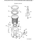 Diagram for 3 - Tub, Basket & Agitator