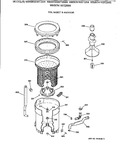 Diagram for 3 - Tub, Basket & Agitator