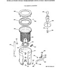 Diagram for 3 - Tub, Basket & Agitator