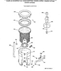 Diagram for 3 - Tub, Basket & Agitator