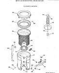 Diagram for 3 - Tub, Basket & Agitator