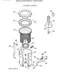 Diagram for 3 - Tub, Basket & Agitator