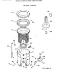 Diagram for 3 - Tub, Basket & Agitator