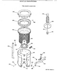 Diagram for 3 - Tub, Basket & Agitator