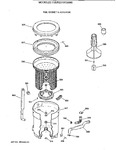 Diagram for 3 - Tub, Basket & Agitator