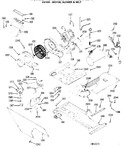 Diagram for 3 - Dryer - Motor, Blower & Belt