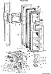 Diagram for 1 - Freezer Door