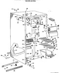 Diagram for 2 - Freezer Section