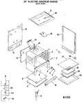 Diagram for 1 - 30" Electric Ignition Range