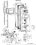 Diagram for 1 - Freezer Door