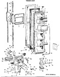 Diagram for 1 - Freezer Door