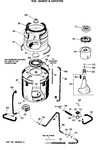 Diagram for 4 - Tub, Basket & Agitator