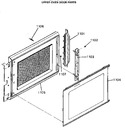 Diagram for 4 - Upper Oven Door Parts