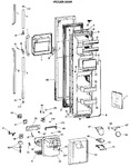 Diagram for 1 - Freezer Door