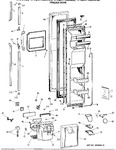 Diagram for 1 - Freezer Door