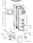 Diagram for 1 - Freezer Door