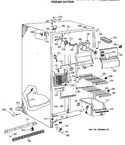 Diagram for 2 - Freezer Section