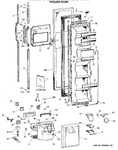 Diagram for 1 - Freezer Door