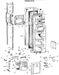 Diagram for 1 - Freezer Door