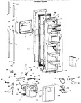 Diagram for 1 - Freezer Door