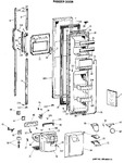 Diagram for 1 - Freezer Door