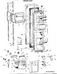 Diagram for 1 - Freezer Door