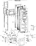 Diagram for 1 - Freezer Door