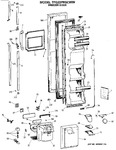 Diagram for 1 - Freezer Door