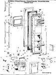 Diagram for 1 - Freezer Door