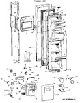 Diagram for 1 - Freezer Door