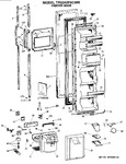 Diagram for 1 - Freezer Door