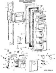 Diagram for 1 - Freezer Door