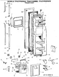 Diagram for 1 - Freezer Door