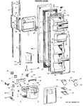 Diagram for 1 - Freezer Door