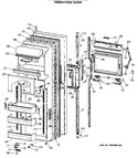 Diagram for 2 - Fresh Food Door