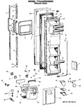 Diagram for 1 - Freezer Door