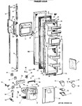 Diagram for 1 - Freezer Door