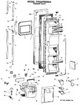 Diagram for 1 - Freezer Door