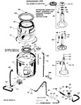 Diagram for 4 - Tub, Basket & Agitator