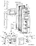 Diagram for 1 - Freezer Door