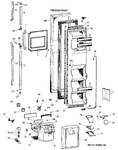 Diagram for 1 - Freezer Door