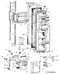 Diagram for 1 - Freezer Door