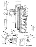 Diagram for 1 - Freezer Door