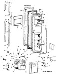 Diagram for 1 - Freezer Door