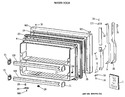 Diagram for 1 - Freezer Door